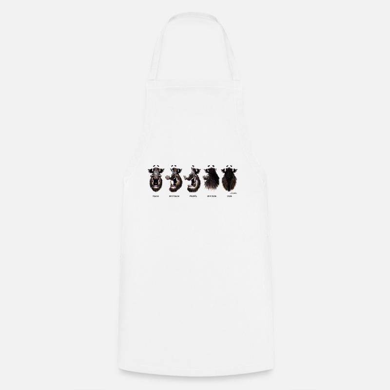 Vues De Sanglier - Tablier de cuisine - blanc