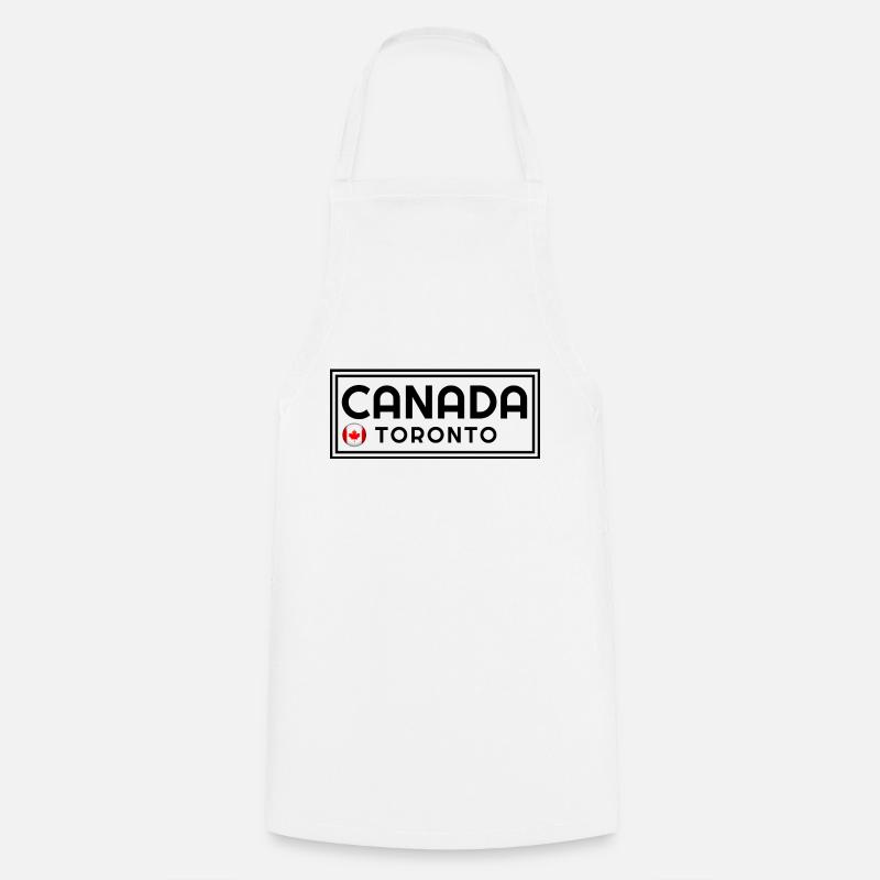 Canada, drapeau canadien, pays du Canada, Canada fla - Tablier de cuisine - blanc