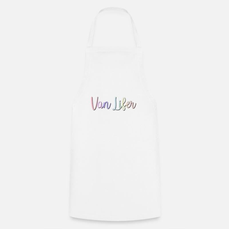 VAN LIFE VANLIFER NOMADS - Cooking Apron - white