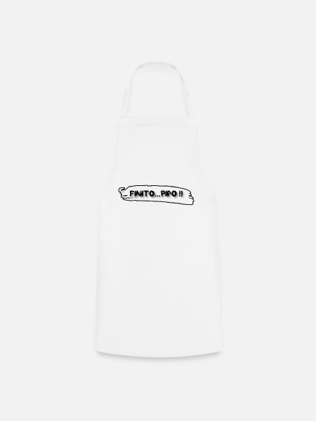 Finito Pipo - Tablier de cuisine - blanc
