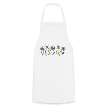 Fleur - Tablier de cuisine - blanc - Devant - AI Model Male 185 dark (185cm)