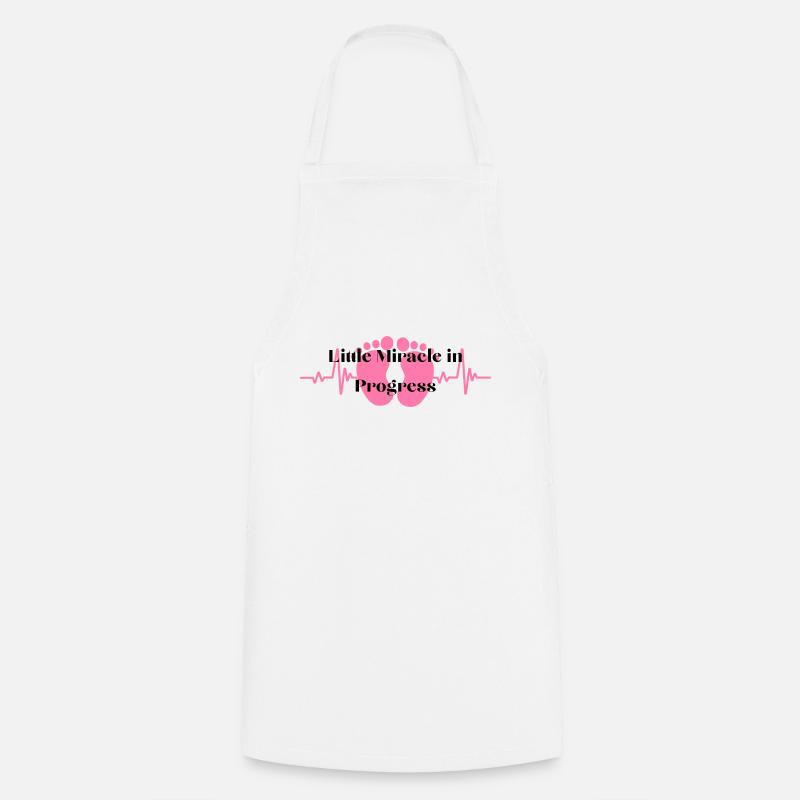 Petit miracle en cours - Tablier de cuisine - blanc