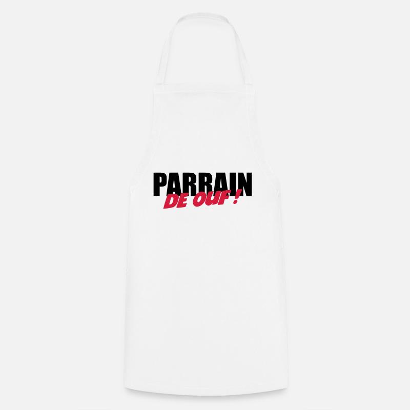 Parrain de ouf ! - Tablier de cuisine - blanc