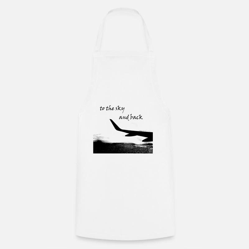 to the sky and back - Tablier de cuisine - blanc