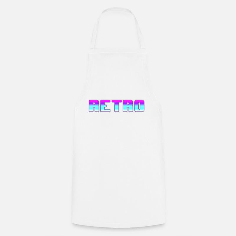 Retro - Cooking Apron - white