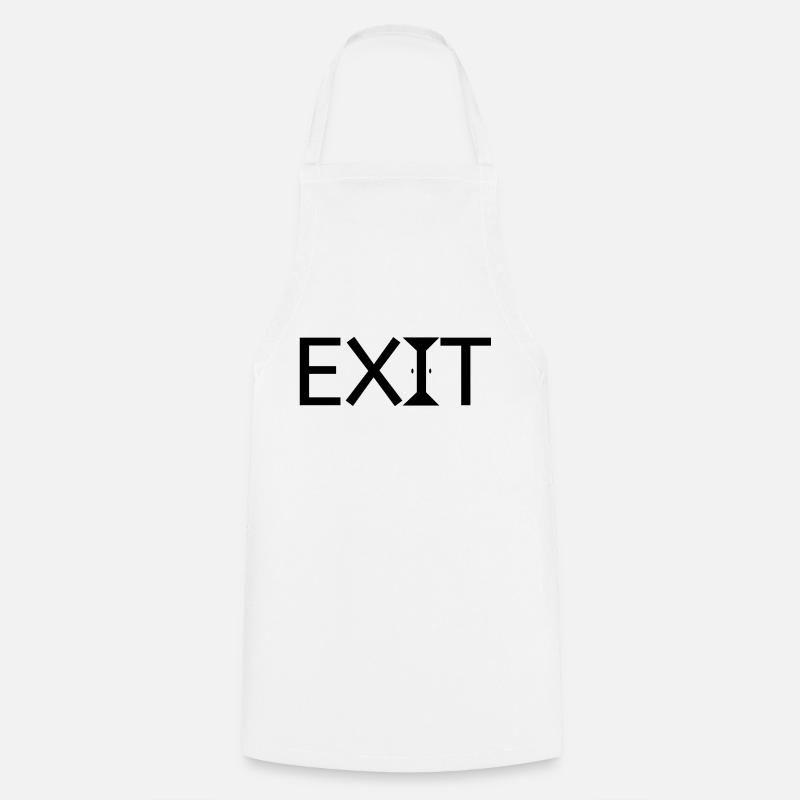 Exit - Cooking Apron - white