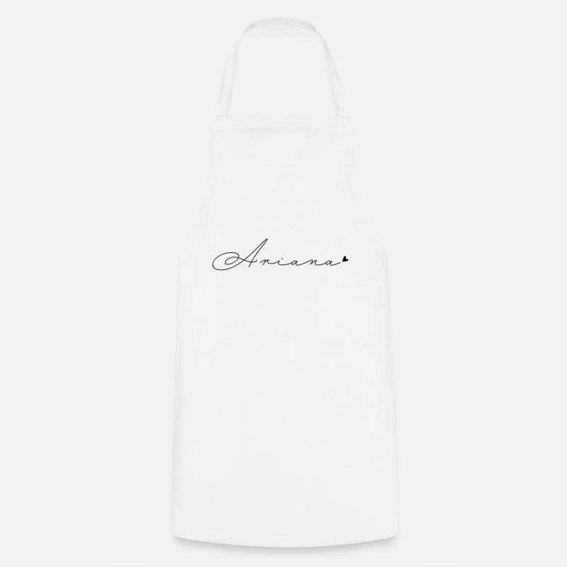 Name: Ariana - Cooking Apron - white
