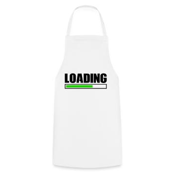 Loading - Cooking Apron - white - Front - AI Model Male 185 dark (185cm)