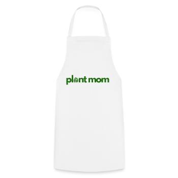 Plant mom - Kochschürze - Weiß - Vorne - AI Model Male 185 dark (185cm)