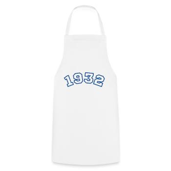 1932 Sport Blue - Cooking Apron - white - Front - AI Model Male 185 dark (185cm)
