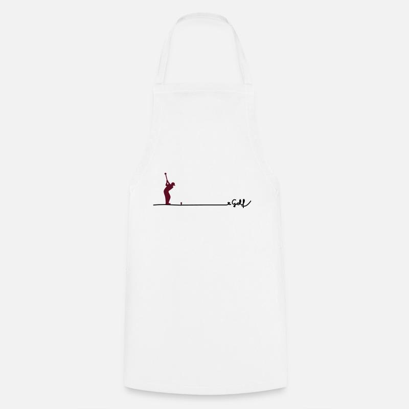 love golf - Kochschürze - Weiß