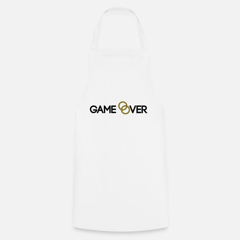 Game over - Kochschürze - Weiß
