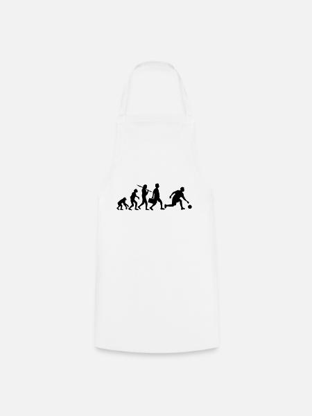 Evolution Of Bowling - Kochschürze - Weiß