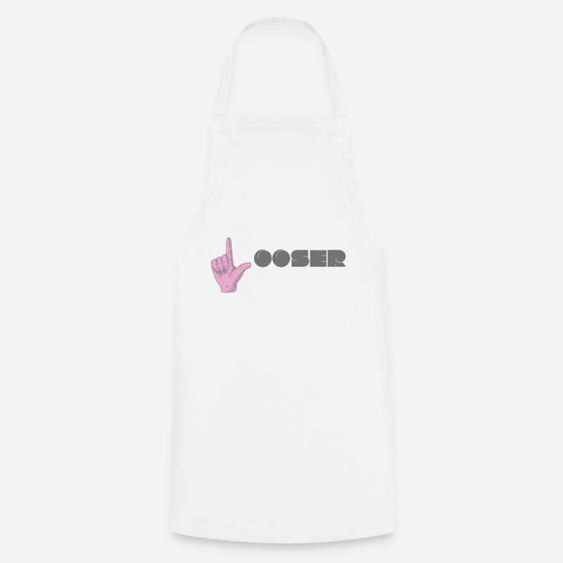 Loser - Cooking Apron - white
