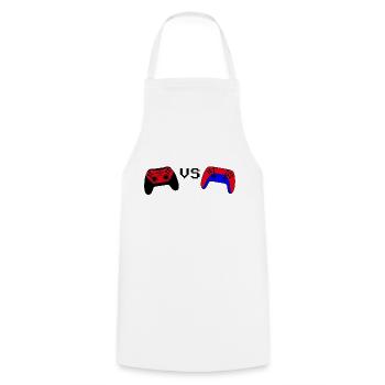Controller VS - Cooking Apron - white - Front - AI Model Male 185 dark (185cm)