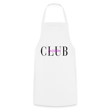 Club on vacation - Cooking Apron - white - Front - AI Model Male 185 dark (185cm)