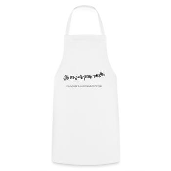 Radin - Tablier de cuisine - blanc - Devant - AI Model Male 185 dark (185cm)
