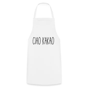 Funny Saying Picture Funny Humor Gift Idea - Cooking Apron - white - Front - AI Model Male 185 dark (185cm)
