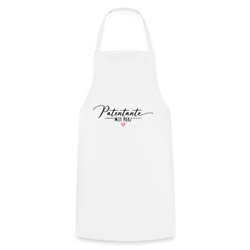 Godmother with a heart - Cooking Apron - white - Front - AI Model Male 185 dark (185cm)