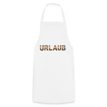 Urlaub Strand Sonnenuntergang Ferien Sommer Sonne - Kochschürze - Weiß - Vorne - AI Model Male 185 dark (185cm)