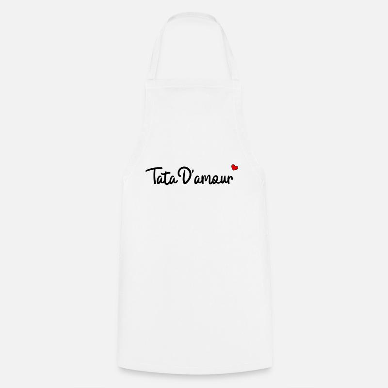 Tata d'amour - Tablier de cuisine - blanc