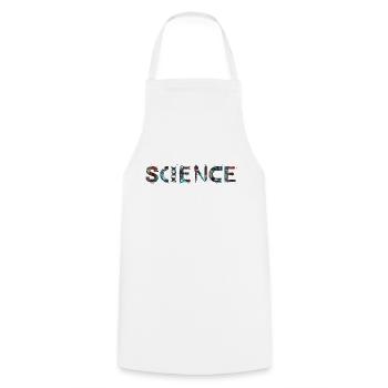 Science Science Science Scientifique Laboratoire de physique ADN - Tablier de cuisine - blanc - Devant - AI Model Male 185 dark (185cm)
