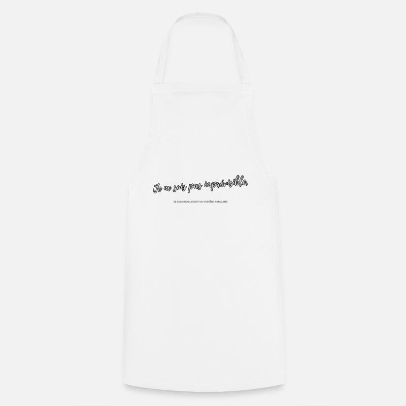 Unpredictable - Cooking Apron - white