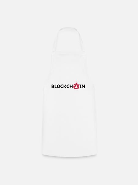 blockchain - Kochschürze - Weiß