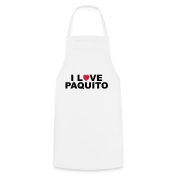 love paquito - Tablier de cuisine - blanc - Devant - AI Model Male 185 dark (185cm)