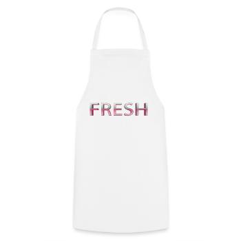 Fresh Modern Frisch Lifestyle Style Produkt - Kochschürze - Weiß - Vorne - AI Model Male 185 dark (185cm)