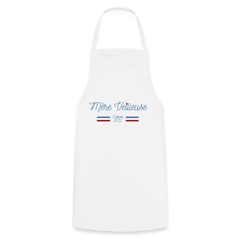 Mère Veilleuse Depuis 2022 - Tablier de cuisine - blanc - Devant - AI Model Male 185 dark (185cm)