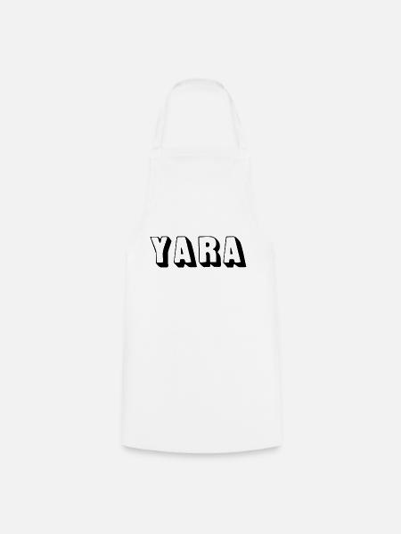 Name - Yara - Kochschürze - Weiß