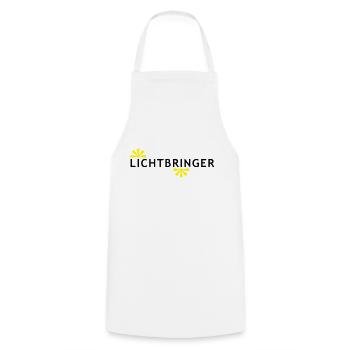 LIGHT CHARMS - Cooking Apron - white - Front - AI Model Male 185 dark (185cm)