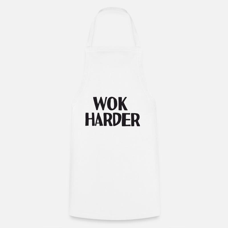 Wok härter - Kochschürze - Weiß