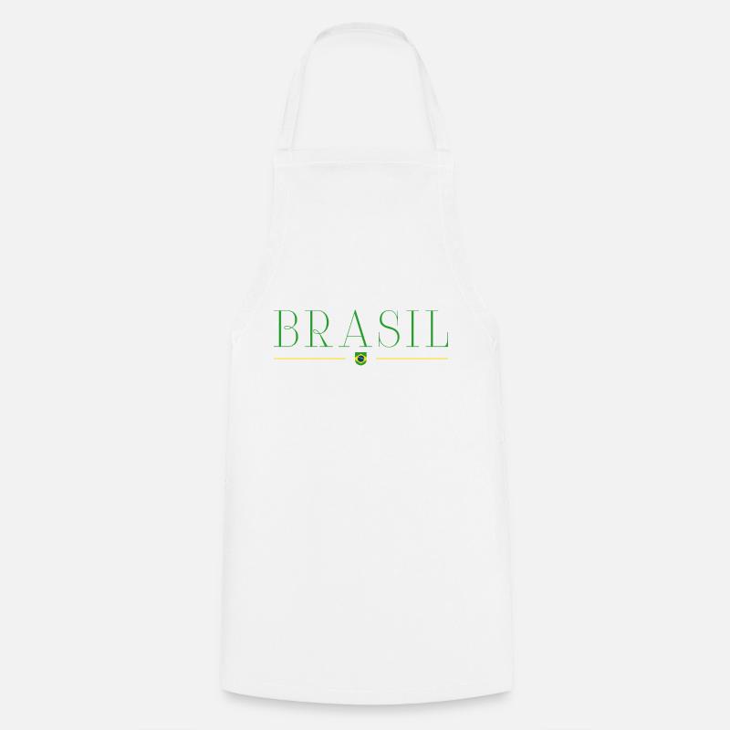 J’aime le Brésil - Tablier de cuisine - blanc