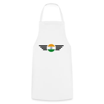 Indien Stil Design T-Shirt - Kochschürze - Weiß - Vorne - AI Model Male 185 dark (185cm)