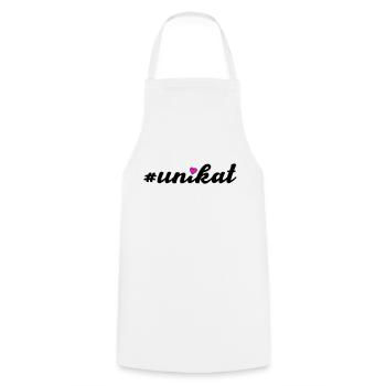 Unique - Cooking Apron - white - Front - AI Model Male 185 dark (185cm)