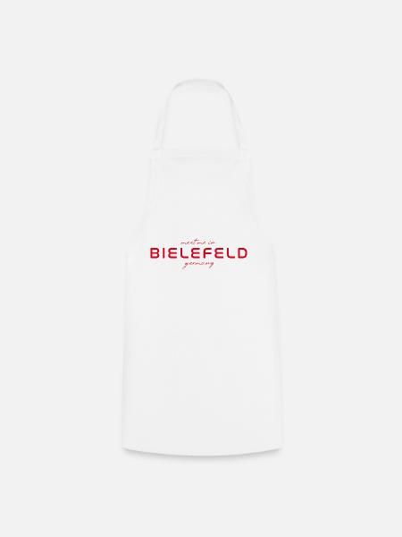 Bielefeld T-Shirt – Stadt & Mythos Design - Kochschürze - Weiß