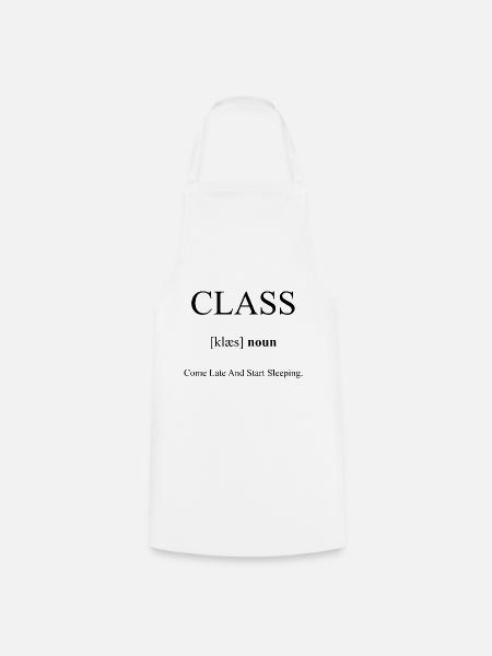 Class Definition Dictionary - Kochschürze - Weiß