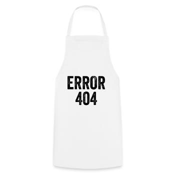 Error 404 - Cooking Apron - white - Front - AI Model Male 185 dark (185cm)
