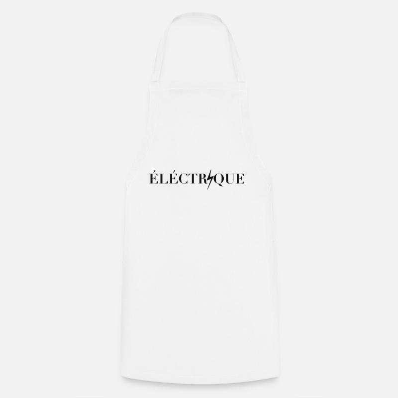 Électrique - Tablier de cuisine - blanc