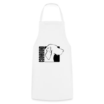 Coonhound Profile Dogs Dog Wilsigns - Cooking Apron - white - Front - AI Model Male 185 dark (185cm)
