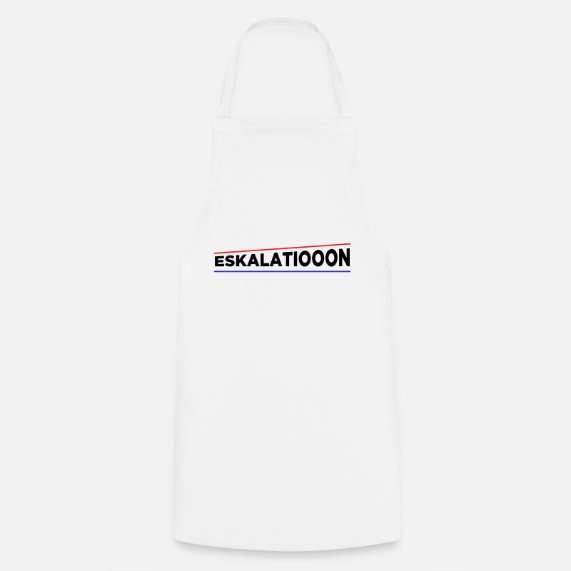Eskalatiooon - Kochschürze - Weiß