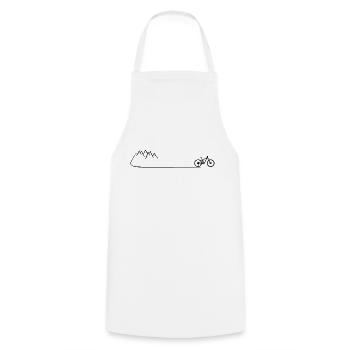 VTT vtt velo cadeau velo velo - Tablier de cuisine - blanc - Devant - AI Model Male 185 dark (185cm)