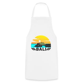 Bali - Tablier de cuisine - blanc - Devant - AI Model Male 185 dark (185cm)
