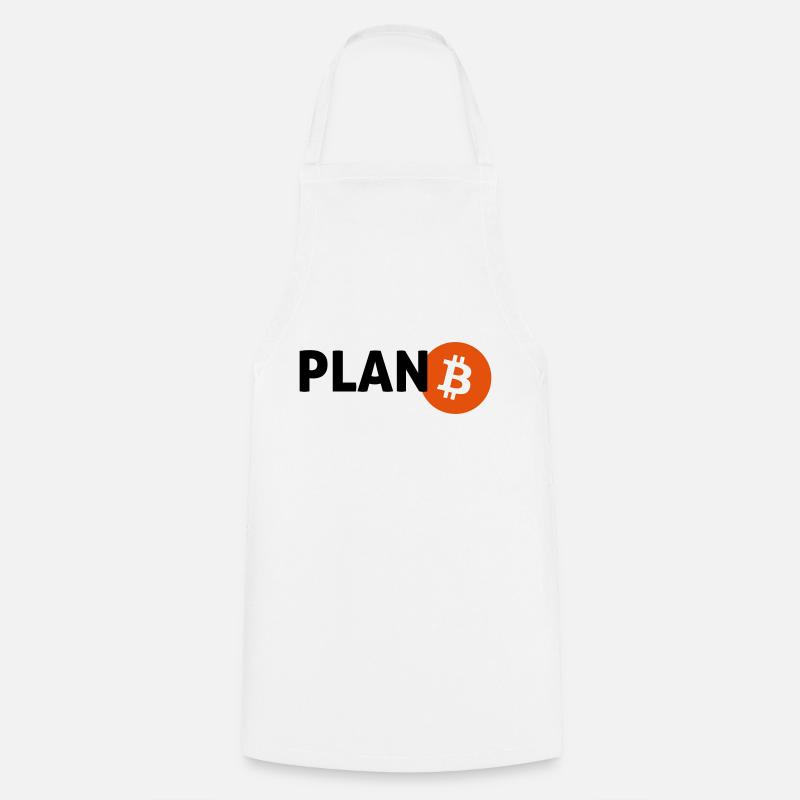 bitcoin - Cooking Apron - white
