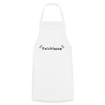 Faichlesse faiblesse arabe algérien - Tablier de cuisine - blanc - Devant - AI Model Male 185 dark (185cm)