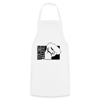Bedlington Terrier Profile Dogs Dog Wilsigns - Cooking Apron - white - Front - AI Model Male 185 dark (185cm)