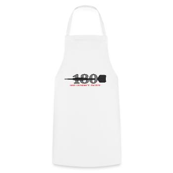 Dart 180 Dartboard Dart Legend Dart Player - Cooking Apron - white - Front - AI Model Male 185 dark (185cm)