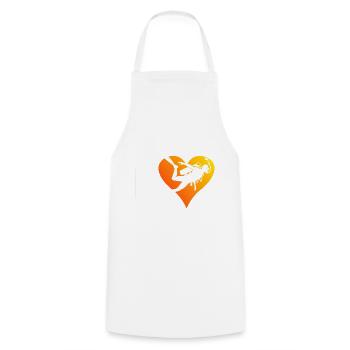 Free Dive Diving Scuba Diving Men Women - Cooking Apron - white - Front - AI Model Male 185 dark (185cm)